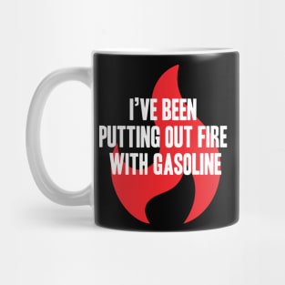 Putting out fire Mug